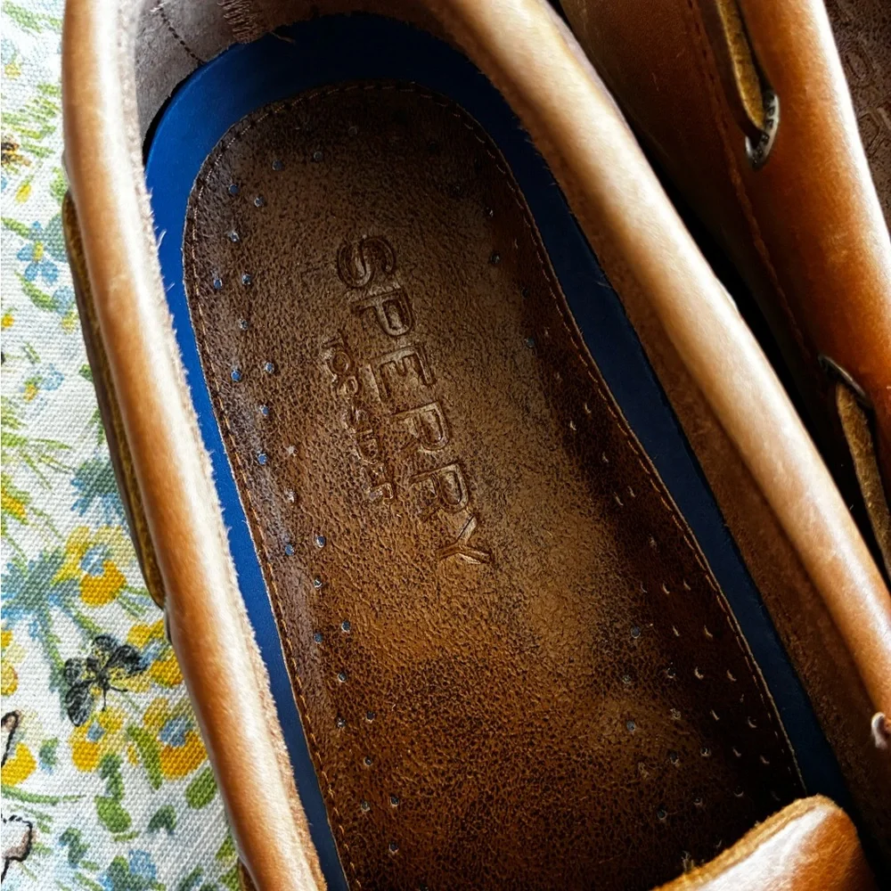 Sperry Classic Men's Brown Leather Boat Shoes - Picture 2 of 7